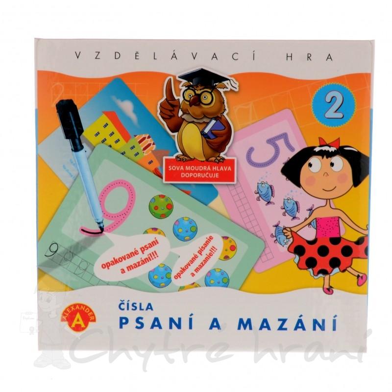Psaní a mazání 2 - ČÍSLA