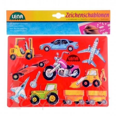 Kreslící šablony - dopravní prostředky