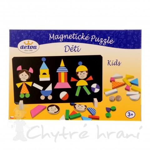 Magnetické puzzle Děti