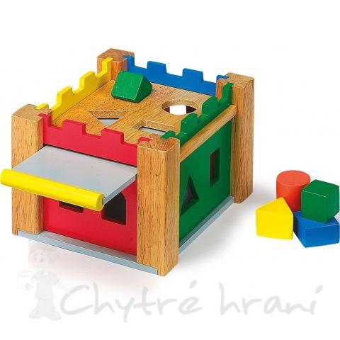 Vkládací dřevěný hrad