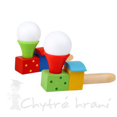 Foukací míček - vlak