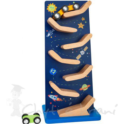Dřevěná kaskádová dráha - vesmír