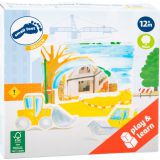 Dřevěná interaktivní knížka - Stavba