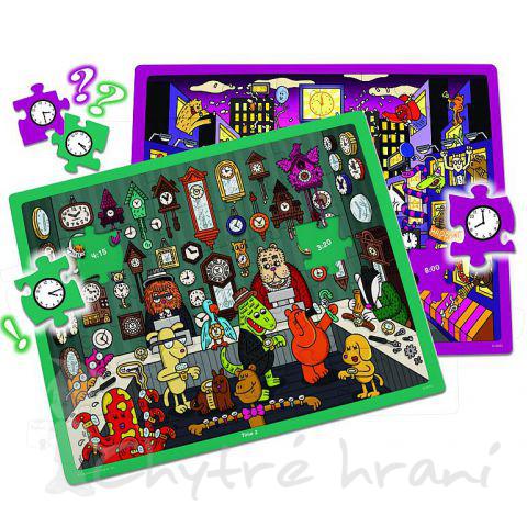 Puzzle - hodiny