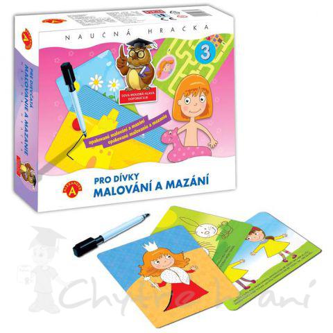 Malování a mazání - pro dívky