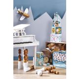 Kostky se zvířátky a čísly