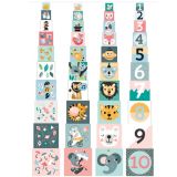 Kostky se zvířátky a čísly